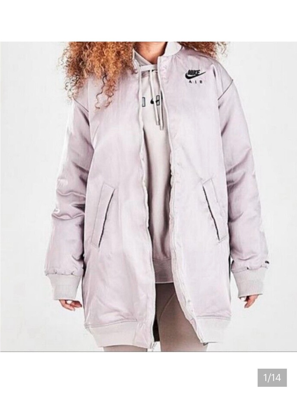 Nike Air Therma-FIT Synthetic-Fill Long Bomber Jacket